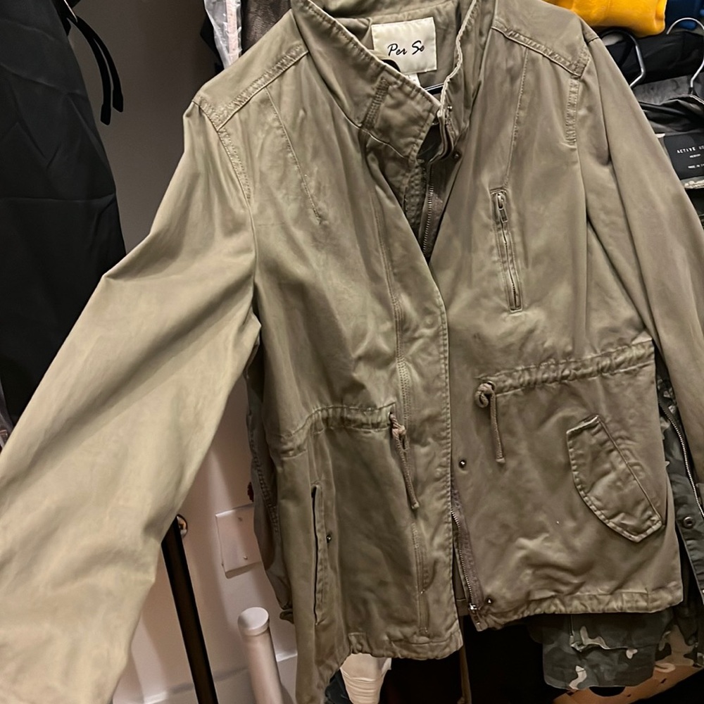 Green anorak